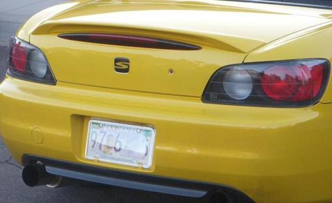 Two Anti Photo Radar License Plate Covers